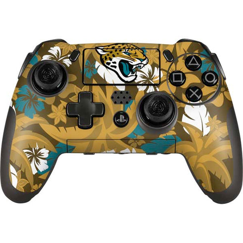 NFL Jacksonville Jaguars Tropical Print PlayStation Scuf Vantage 2 Controller Skin